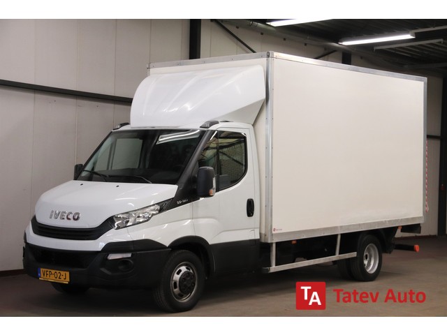 Huh een beetje Zich verzetten tegen Iveco - Daily - 35-180 / 35C18 met gesloten laadbak + laadklep AHW gewicht  3500 kg | Bedrijfswagen.nl